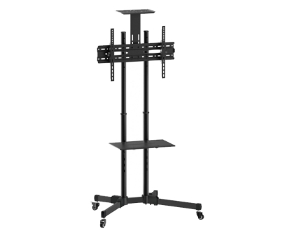 Uchwyt do telewizorów Techly Mobilny stojak do tv 37-70 cali 50kg, dwie półki